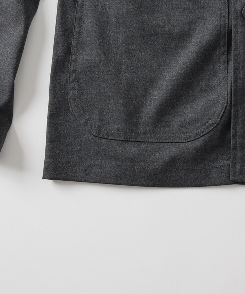 RED KAP（レッドキャップ）の「RED KAP/レッドキャップ 別注 SMU KP-10 SETUP TR DOUBLE JACKET/リラックスフィット/【セットアップ対応】（テーラードジャケット・メンズ・チャコールグレー/ブラック/その他13・MEDIUM/SMALL/LARGE）」の5枚目の写真