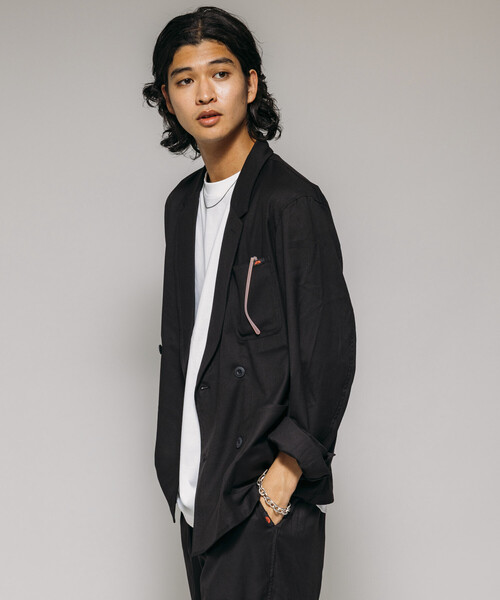 RED KAP（レッドキャップ）の「RED KAP/レッドキャップ 別注 SMU KP-10 SETUP TR DOUBLE JACKET/リラックスフィット/【セットアップ対応】（テーラードジャケット・メンズ・チャコールグレー/ブラック/その他13・MEDIUM/SMALL/LARGE）」の16枚目の写真