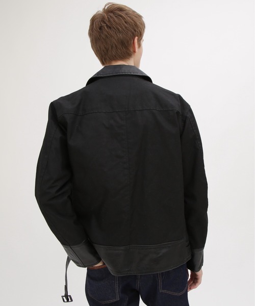 AVIREX（アヴィレックス）の「MILITARY FABRIC B-1 CUSTOMS / ミリタリー ファブリック B-1 カスタムズ / AVIREX / アヴィレックス（ブルゾン・メンズ・オリーブ/ブラック・MEDIUM/LARGE/X-LARGE）」の3枚目の写真