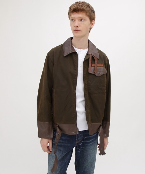 AVIREX（アヴィレックス）の「MILITARY FABRIC B-1 CUSTOMS / ミリタリー ファブリック B-1 カスタムズ / AVIREX / アヴィレックス（ブルゾン・メンズ・オリーブ/ブラック・MEDIUM/LARGE/X-LARGE）」の11枚目の写真