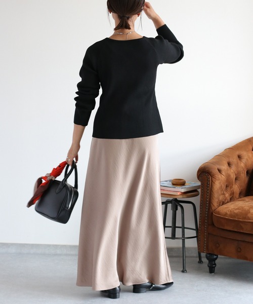 cepo（セポ）の「ダブルジップニットカーディガン（カーディガン/ボレロ・レディース・ブラック/オフホワイト・M）」の22枚目の写真