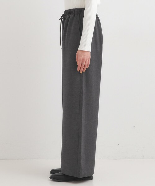 SHOO・LA・RUE（シューラルー）の「【S-LL/体型カバー】上品なとろみが魅力 イージーワイドパンツ（その他パンツ・レディース・ブラック/チャコールグレー・01/02/03/04）」の12枚目の写真