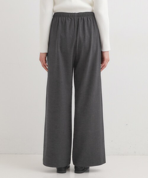 SHOO・LA・RUE（シューラルー）の「【S-LL/体型カバー】上品なとろみが魅力 イージーワイドパンツ（その他パンツ・レディース・ブラック/チャコールグレー・01/02/03/04）」の13枚目の写真