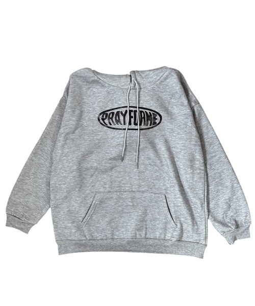 VIBGYOR（ヴィブジョー）の「ロゴプリントオーバーサイズパーカー/韓国 ストリート(CZ)（パーカー・レディース・ブラック/グレー・MEDIUM/LARGE）」の3枚目の写真