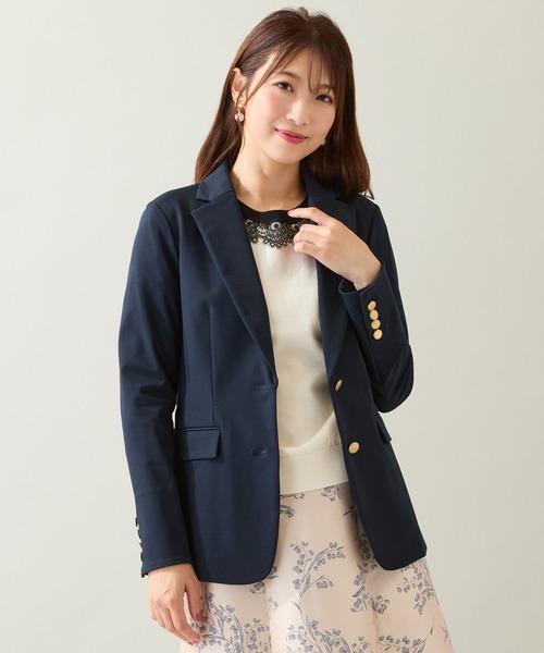 【タグ付き】ローズティアラ Rose Tiara ジャケット リボン LL Pick up】リボン襟ダウンジャケット | Rose Tiara【ローズティアラ】