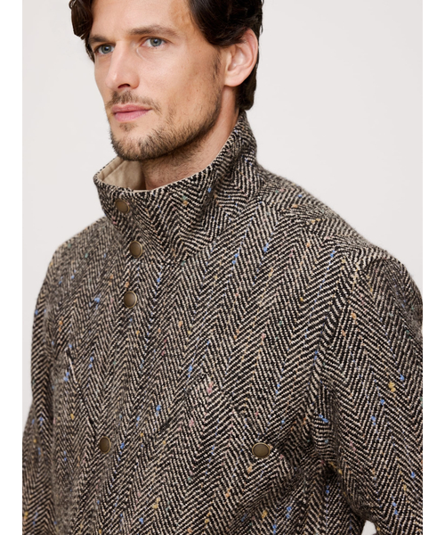 Banana Republic（バナナリパブリック）の「◆ヘリンボーン ツイード パーカ（その他アウター・メンズ・ブラウン・S/M/XL/L）」の6枚目の写真