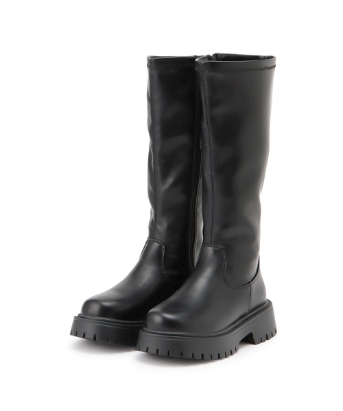 LOVETOXIC（ラブトキシック）の「インソールつきロングブーツ（ブーツ・キッズ・ブラウン/ブラック・24-24.5cm/23-23.5cm/22-22.5）」の9枚目の写真