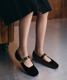 CHARLES & KEITH(チャールズ & キース)のLando ランド メタリックバックルメリージェーンフラット(パンプス)