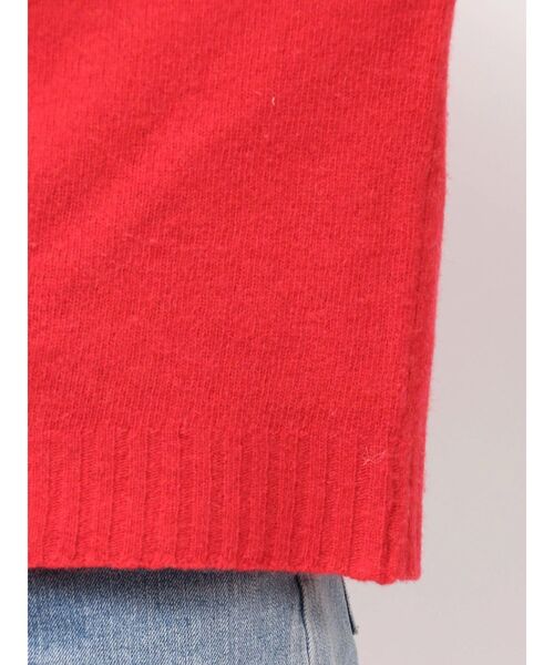 Ungrid（アングリッド）の「ラムウールVネックニット（ニット/セーター・レディース・ライトグレー/レッド/キャメル/アイボリー・FREE）」の11枚目の写真