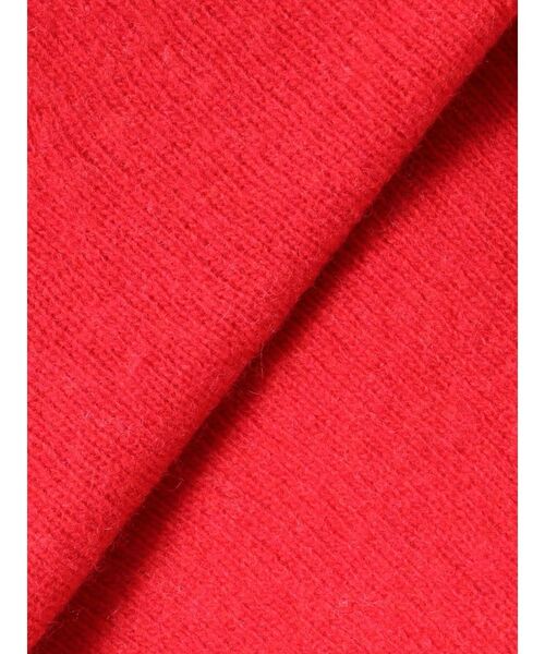 Ungrid（アングリッド）の「ラムウールVネックニット（ニット/セーター・レディース・ライトグレー/レッド/キャメル/アイボリー・FREE）」の7枚目の写真