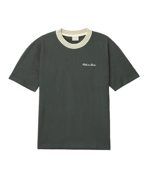 styles(スタイルス)の「WALK IN PARIS Green heritage t-shirt25SS G HERITAGE TEE(Tシャツ/カットソー・メンズ・グリーン・M/L)」の1枚目の写真