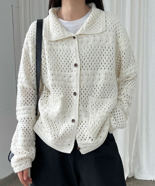 セール】ニットカーディガン（その他アウター）｜Aelina（エリナ）の