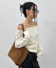 BLACKUP | [MADE] コチェナオフショルダーニット(ニット/セーター)