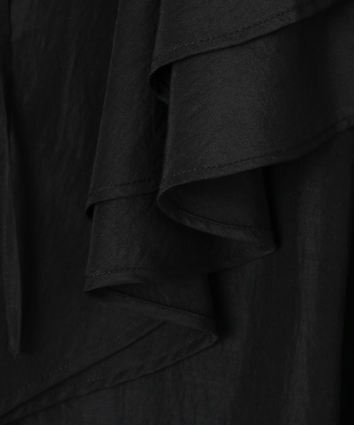 LEPSIM（レプシィム）の「フリルカラーブラウス　582431（シャツ/ブラウス・レディース・オフホワイト/ブラック・FREE）」の10枚目の写真