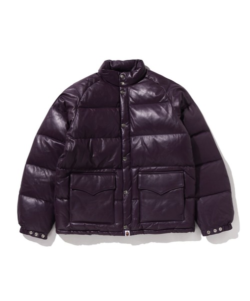 LEATHER CLASSIC DOWN JACKET（ダウンジャケット/コート）｜A BATHING