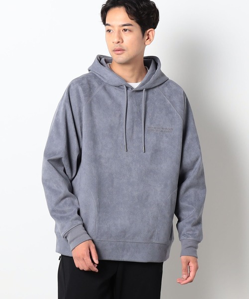 Grand PARK（グランドパーク）の「マイクロファイバーラグランパーカー（パーカー・メンズ・ライトグレー/スミクロ/ブルー/アイボリー・MEDIUM/LARGE）」の4枚目の写真