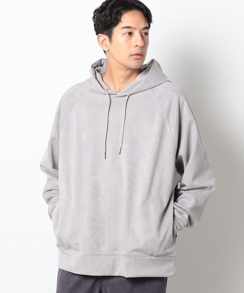 Grand PARK（グランドパーク）の「マイクロファイバーラグランパーカー（パーカー・メンズ・ライトグレー/スミクロ/ブルー/アイボリー・MEDIUM/LARGE）」の3枚目の写真