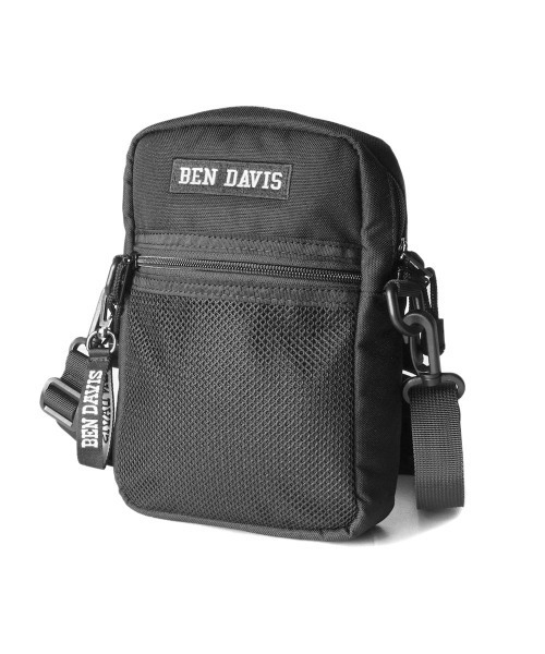BEN DAVIS(ベンデイビス)の「BEN DAVIS ベンデイビス BDW-9235 縦型メッシュミニショルダー(ショルダーバッグ・レディース・ブラック×レッド/ブラック/ブラック系その他/ブラック×ブラック/ブラック×パープル・FREE)」の2枚目の写真