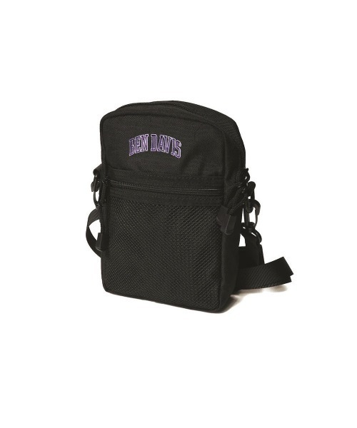 BEN DAVIS(ベンデイビス)の「BEN DAVIS ベンデイビス BDW-9235 縦型メッシュミニショルダー(ショルダーバッグ・レディース・ブラック×レッド/ブラック/ブラック系その他/ブラック×ブラック/ブラック×パープル・FREE)」の3枚目の写真