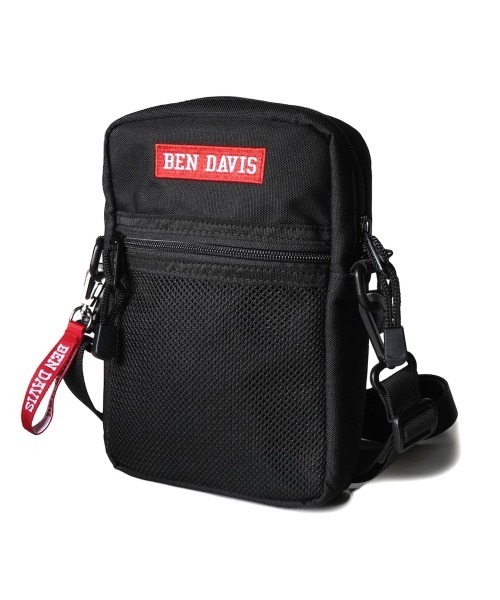 BEN DAVIS(ベンデイビス)の「BEN DAVIS ベンデイビス BDW-9235 縦型メッシュミニショルダー(ショルダーバッグ・レディース・ブラック×レッド/ブラック/ブラック系その他/ブラック×ブラック/ブラック×パープル・FREE)」の5枚目の写真