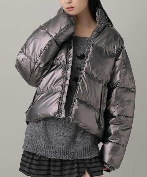 セール】【UNISEX】Filluminate／グロッシー中綿ダウンジャケット