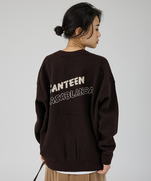 St.Johns 3rd club(セントジョンズサードクラブ)の「【ST.JOHNS 3RD CLUB/セントジョンズサードクラブ】ロゴカーディガン(カーディガン/ボレロ・レディース・ベージュ/ダークブラウン・フリー)」の18枚目の写真