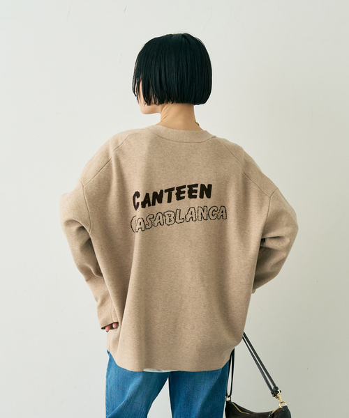 St.Johns 3rd club(セントジョンズサードクラブ)の「【ST.JOHNS 3RD CLUB/セントジョンズサードクラブ】ロゴカーディガン(カーディガン/ボレロ・レディース・ベージュ/ダークブラウン・フリー)」の19枚目の写真