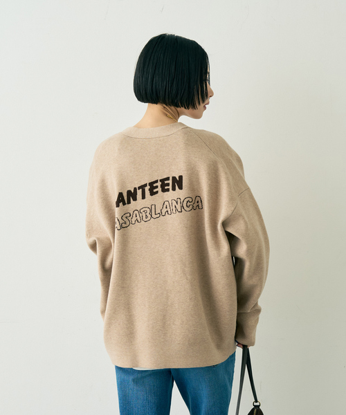 St.Johns 3rd club(セントジョンズサードクラブ)の「【ST.JOHNS 3RD CLUB/セントジョンズサードクラブ】ロゴカーディガン(カーディガン/ボレロ・レディース・ベージュ/ダークブラウン・フリー)」の20枚目の写真