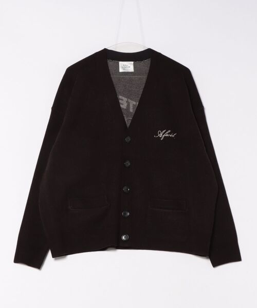 St.Johns 3rd club(セントジョンズサードクラブ)の「【ST.JOHNS 3RD CLUB/セントジョンズサードクラブ】ロゴカーディガン(カーディガン/ボレロ・レディース・ベージュ/ダークブラウン・フリー)」の12枚目の写真