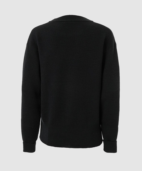 LEMAIRE(ルメール)の「BOXY ROUND NECK SWEATER(ニット/セーター・メンズ・ブラック・M/S)」の2枚目の写真