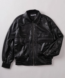 SlashDate（スラッシュデイト）の「【83】A-2タイプ フェイクレザー ブルゾン（ブルゾン）」