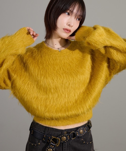 セール】アルパカコンシャギーニット（ニット/セーター）｜apres jour