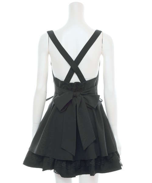 Secret Honey(シークレットハニー)の「サイドレースアップジャンドレ(スカート・レディース・ブラック/ワインレッド・MEDIUM)」の12枚目の写真