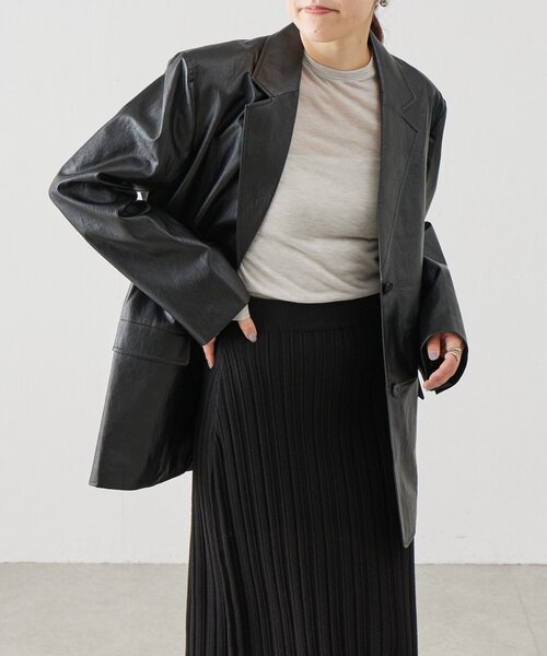 セール】《LEVAR》レザージャケット（テーラードジャケット