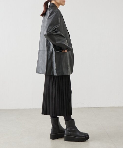 BEARDSLEY（ビアズリー）の「《LEVAR》レザージャケット（テーラードジャケット・レディース・ブラック・FREE）」の7枚目の写真