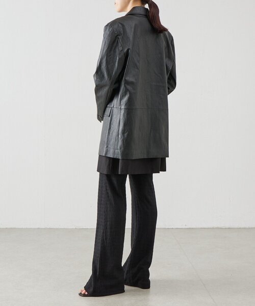 BEARDSLEY（ビアズリー）の「《LEVAR》レザージャケット（テーラードジャケット・レディース・ブラック・FREE）」の9枚目の写真
