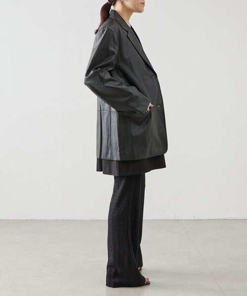 BEARDSLEY（ビアズリー）の「《LEVAR》レザージャケット（テーラードジャケット・レディース・ブラック・FREE）」の11枚目の写真