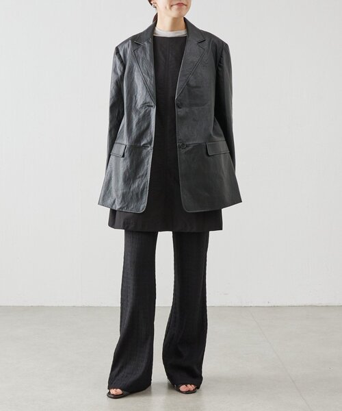 BEARDSLEY（ビアズリー）の「《LEVAR》レザージャケット（テーラードジャケット・レディース・ブラック・FREE）」の12枚目の写真