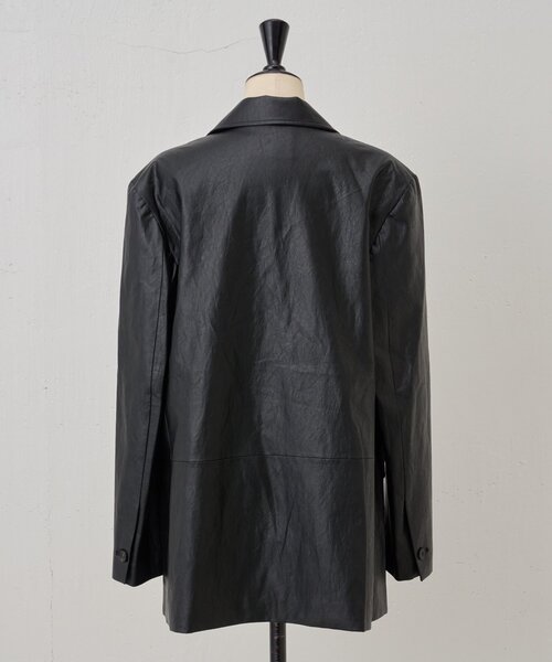 BEARDSLEY 黒 レザージャケット セール】《LEVAR》レザージャケット（テーラードジャケット