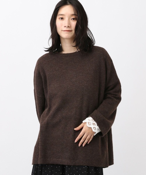 studio CLIP（スタディオクリップ）の「《natural by clip/マシンウォッシャブル》7ゲージニット×バテンプルオーバー（その他トップス・レディース・ブラウン/グレー/チャコール/レッド/グレイッシュベージュ・FREE）」の17枚目の写真