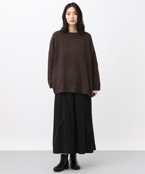 studio CLIP（スタディオクリップ）の「《natural by clip/マシンウォッシャブル》7ゲージニット×バテンプルオーバー（その他トップス・レディース・ブラウン/グレー/チャコール/レッド/グレイッシュベージュ・FREE）」の21枚目の写真