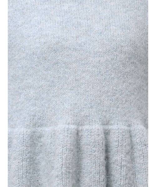 MERCURYDUO（マーキュリーデュオ）の「【WEB限定カラーあり】オフタートルペプラムニット（ニット/セーター・レディース・グレー/オフホワイト/イエロー/ベビーピンク・FREE）」の17枚目の写真