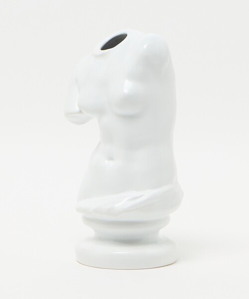 MONKEY TIME（モンキータイム）の「＜emeth＞ヴィーナス フラワー ベース（瀬戸焼）（フラワーベース・メンズ・ホワイト・FREE）」の4枚目の写真