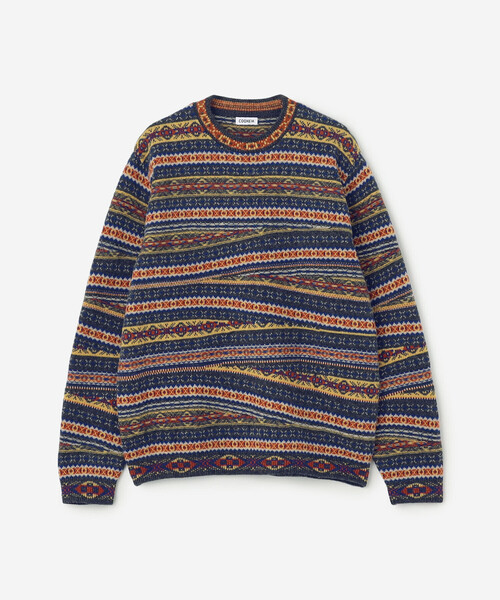 Coohem(コーヘン)の「COOHEM | クレイジーフェアアイル ニットプルオーバー MEN(ニット/セーター・メンズ・グレー/ダークグリーン・L/XL)」の11枚目の写真