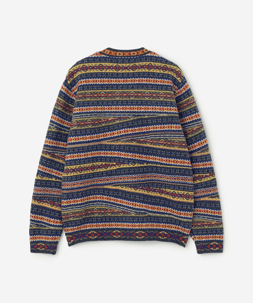 Coohem(コーヘン)の「COOHEM | クレイジーフェアアイル ニットプルオーバー MEN(ニット/セーター・メンズ・グレー/ダークグリーン・L/XL)」の12枚目の写真