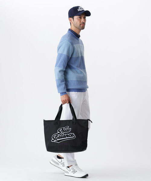 新品■15,400円【ニューバランスゴルフ】ビッグ　トートバッグ　ブラック セール】【new balance golf】スクリプトロゴ トートバッグ (UNISEX