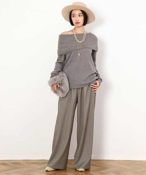 Karl Donoghue(カール ドナヒュー)の「【KARL DONOGHUE/カールドノヒュー】TOSCANA LAMBSKIN POUCH HANDBAG(ハンドバッグ・レディース・グレー系その他・FREE)」の3枚目の写真