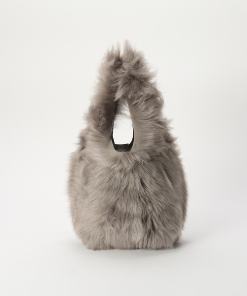 Karl Donoghue(カール ドナヒュー)の「【KARL DONOGHUE/カールドノヒュー】TOSCANA LAMBSKIN POUCH HANDBAG(ハンドバッグ・レディース・グレー系その他・FREE)」の8枚目の写真