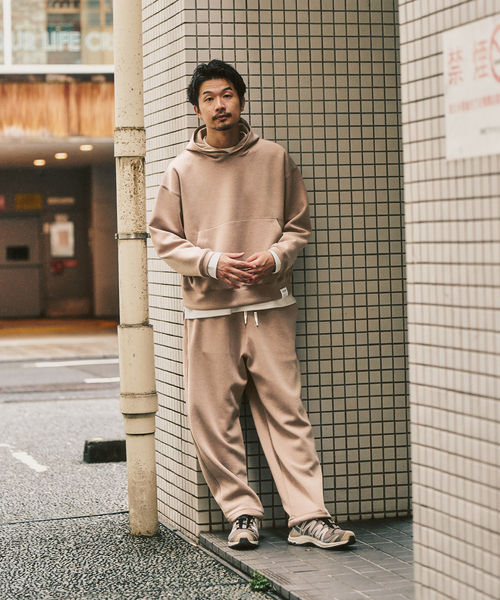 417 EDIFICE（フォーワンセブンエディフィス）の「LE JAPON AOAP 417別注パンツ "セットアップ着用可能"（スウェットパンツ・メンズ・ベージュ/グレー/ブラック・LARGE/MEDIUM）」の6枚目の写真