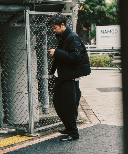 417 EDIFICE（フォーワンセブンエディフィス）の「LE JAPON AOAP 417別注パンツ "セットアップ着用可能"（スウェットパンツ・メンズ・ベージュ/グレー/ブラック・LARGE/MEDIUM）」の9枚目の写真